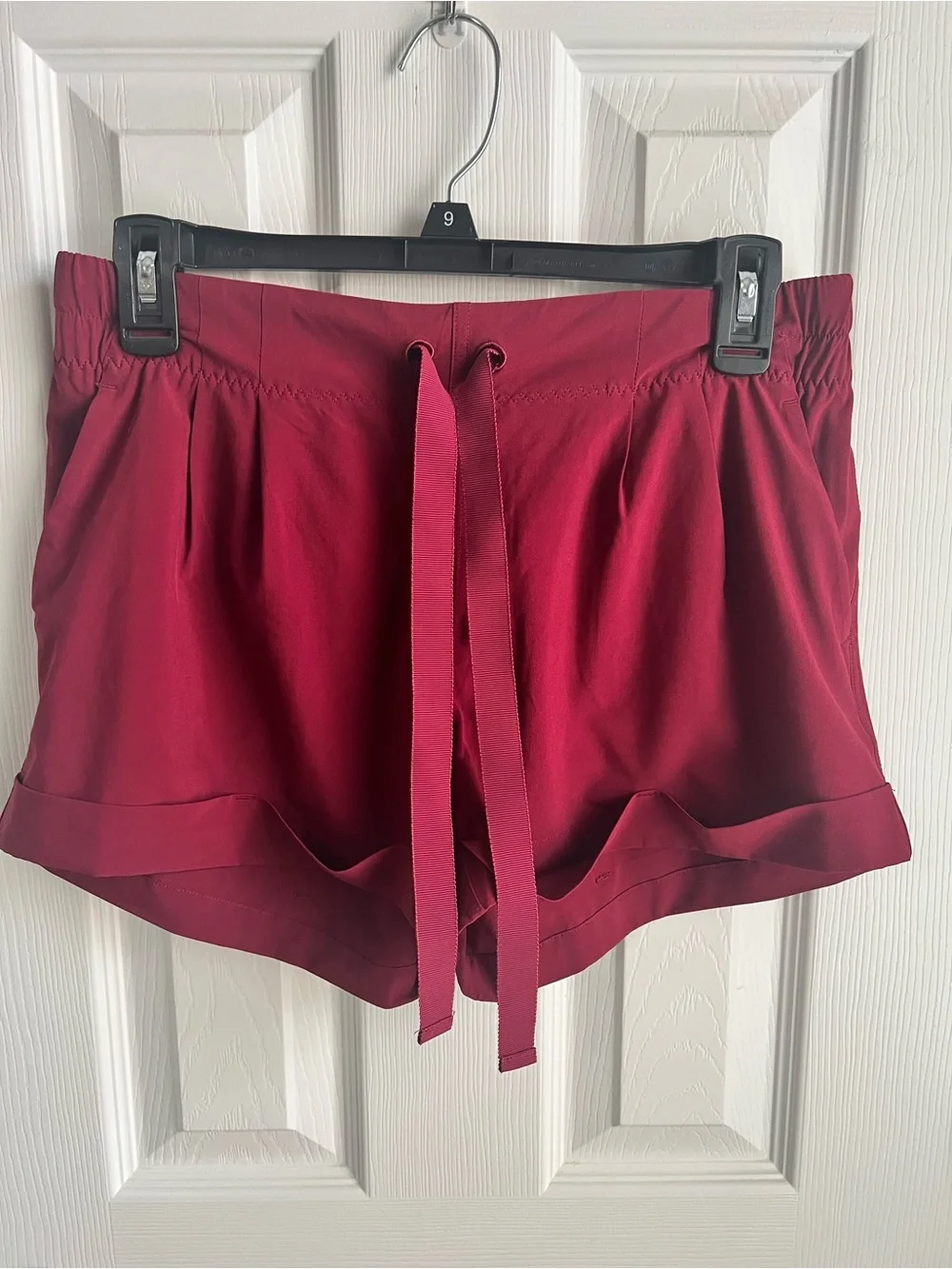 Lululemon Maroon Spring Breakaway II Athletic Shorts